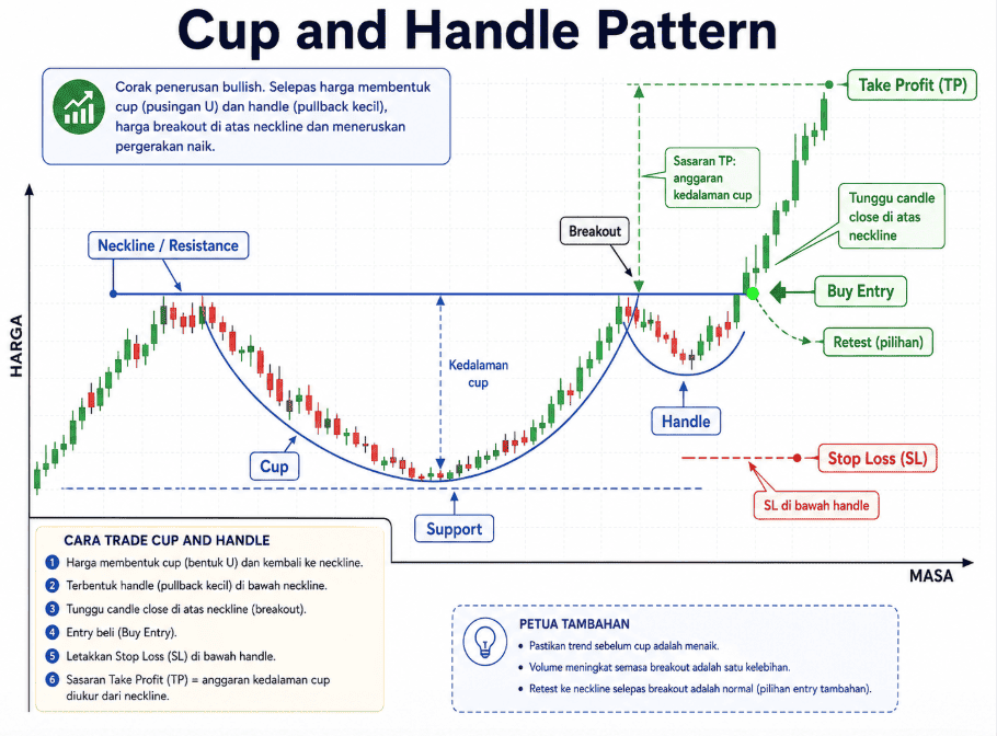 Cara Trade Cup and Handle Pattern